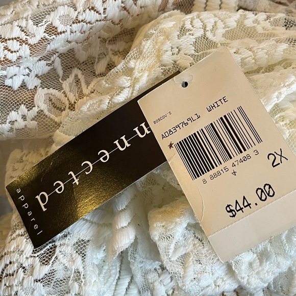 Vintage Dead-stock/NWT Connected Apparel Women's Lace Bolero shrug - 2X - Picture 2 of 5